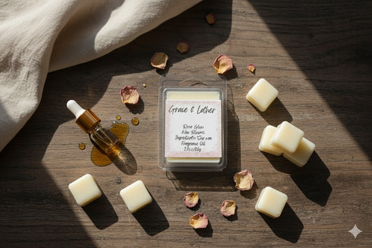 Rose Glow Wax Blooms